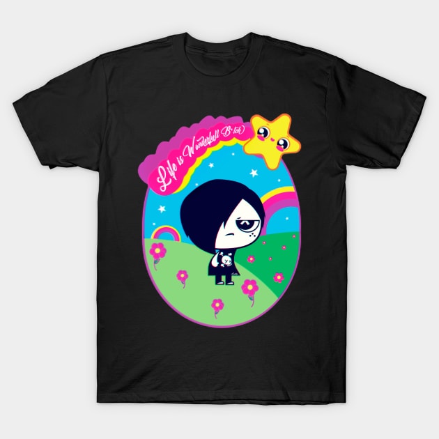 emo happy day T-Shirt by lezettern